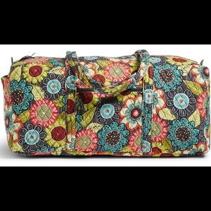 Vera Bradley XL Duffel Bag in Flower Shower Print